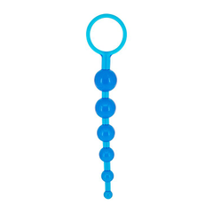 Анальная цепочка DRAGONZ TALE ANAL - 20 см., Цвет: синий, фото 