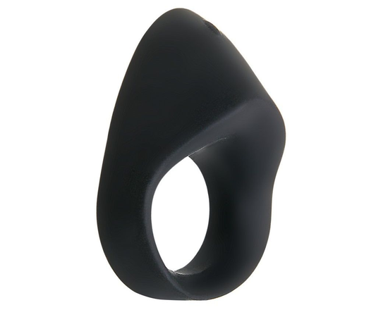 Черное эрекционное кольцо с вибрацией Night Rider, фото 