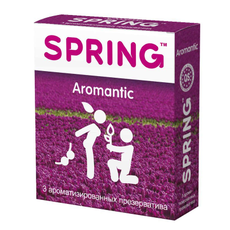 Ароматизированные презервативы SPRING AROMANTIC - 3 шт., фото 