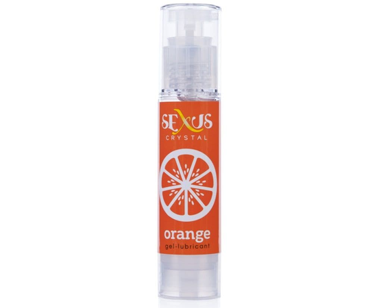 Увлажняющая гель-смазка с ароматом апельсина Crystal Orange -  60 мл., фото 