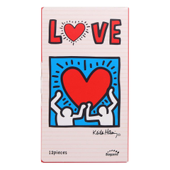 Презервативы Sagami LOVE Keith Haring - 12 шт., Объем: 12 шт., Цвет: телесный, фото 