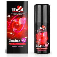 Крем Sextaz-W с возбуждающим эффектом для женщин - 20 гр., фото 