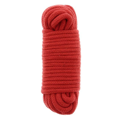 Красная веревка для связывания BONDX LOVE ROPE - 10 м., фото 