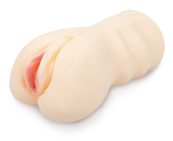 Телесный мастурбатор-вагина с пышным клитором, фото 