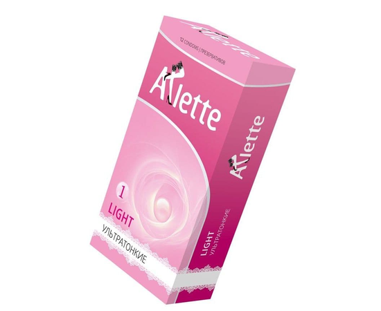 Ультратонкие презервативы Arlette Light - 12 шт., фото 