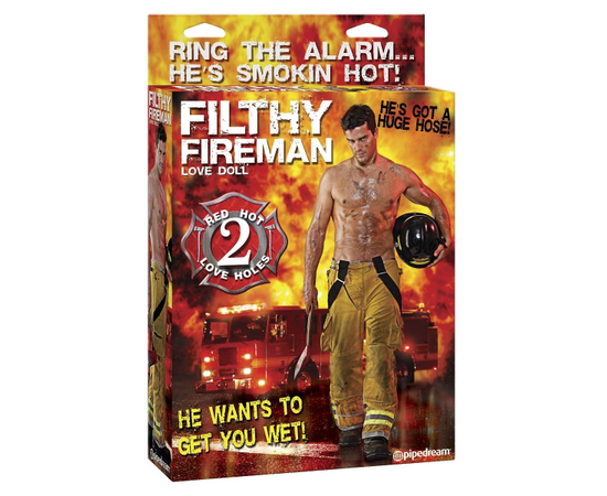 Надувная секс-кукла пожарник Filthy Fireman Love Doll, фото 