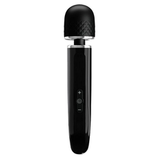 Черный вибратор-жезл Charming Massager Plus - 29 см., фото 