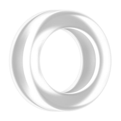 Эрекционное кольцо Cockring No.39, Цвет: прозрачный, фото 