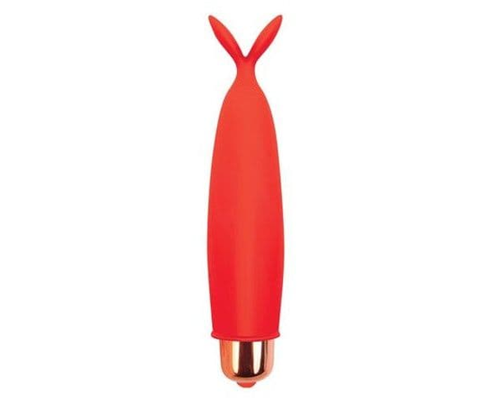 Клиторальный вибростимулятор с усиками Bior toys, Цвет: красный, фото 