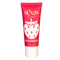 Увлажняющая гель-смазка с ароматом клубники Silk Touch Strawberry - 50 мл., фото 
