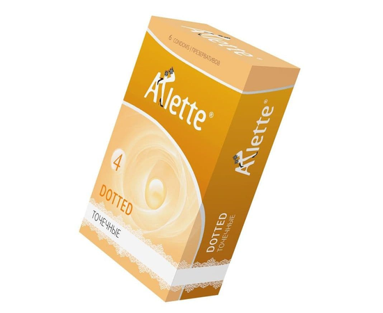 Презервативы Arlette Dotted с точечной текстурой - 6 шт., фото 