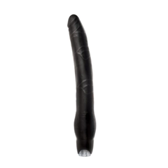 Длинный чёрный вибратор Monster Meat Long Vibe - 30,5 см., фото 