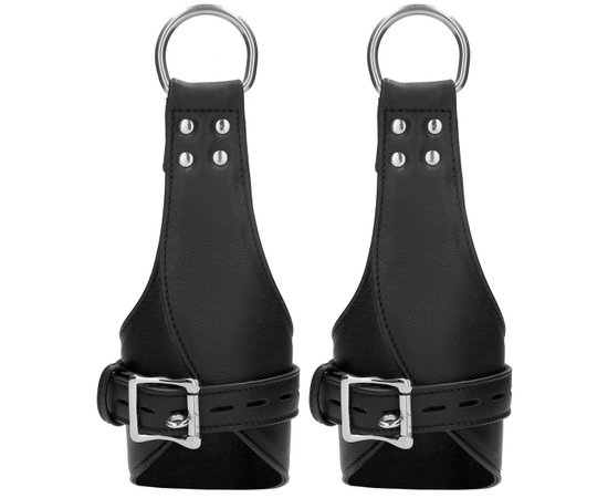 Черные наручники для подвешивания Suspension Wrist Bondage Handcuffs, фото 