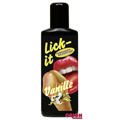 Съедобная смазка Lick It с ароматом ванили - 100 мл., фото 
