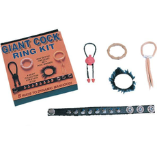 Набор из 5 эрекционных колец и лассо Giant Cock Ring Kit, фото 