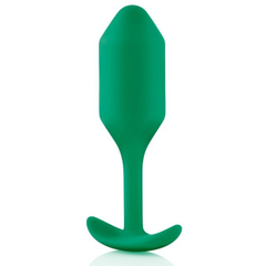 Пробка для ношения B-vibe Snug Plug 2 - 11,4 см., Длина: 11.40, Цвет: зеленый, фото 