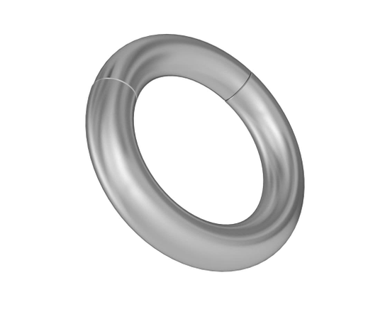 Серебристое магнитное кольцо-утяжелитель № 3, фото 