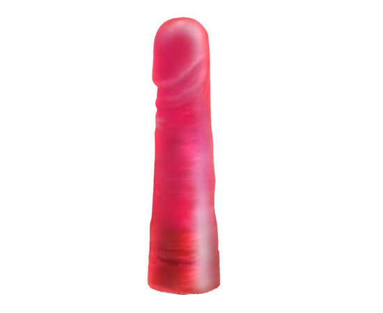Гелевая насадка-фаллос для страпона - 17,5 см., Цвет: розовый, фото 
