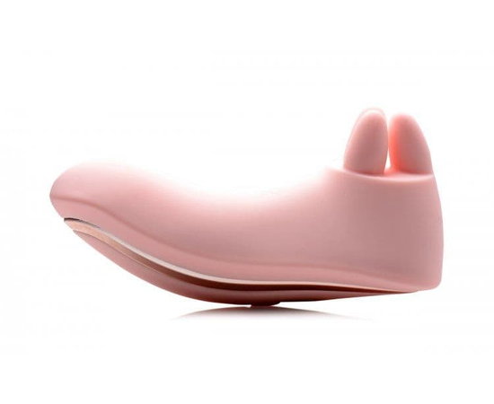 Розовый клиторальный массажер с щупальцами Vibrassage Fondle, фото 