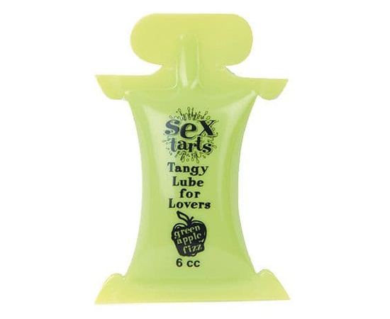 Вкусовой лубрикант с ароматом зеленого яблока Sex Tarts® Lube - 6 мл., фото 