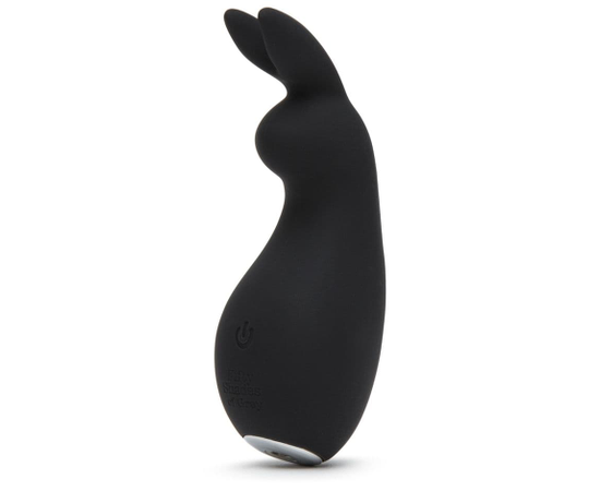 Черный клиторальный стимулятор Greedy Girl Clitoral Rabbit Vibrator, фото 