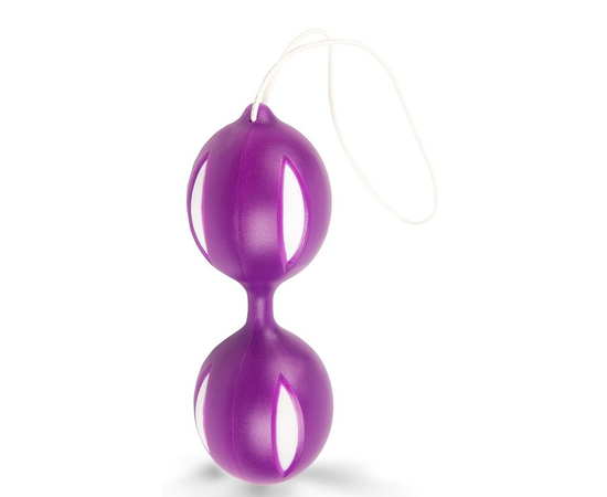 Фиолетовые вагинальные шарики с петелькой, фото 
