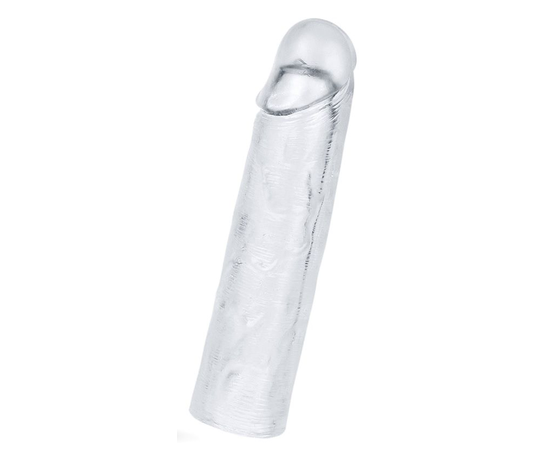 Прозрачная насадка-удлинитель Flawless Clear Penis Sleeve Add 1 - 15,5 см., фото 