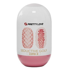 Розовый мастурбатор-яйцо Seductive Golf, фото 
