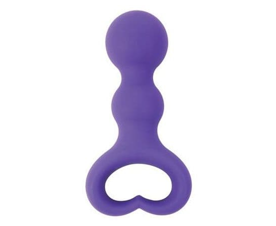 Фиолетовая анальная втулка - 6,5 см., фото 