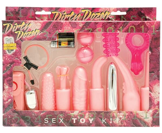 Универсальный набор для анально-вагинальной стимуляции Dirty Dozen, фото 