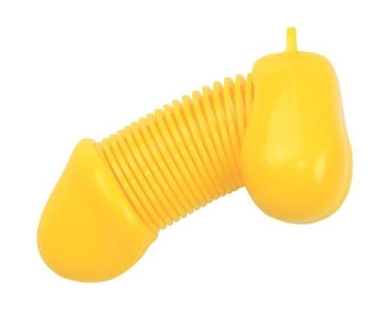Брелок для ключей в форме пениса, Цвет: желтый, фото 