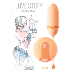 Виброяйцо Lola toys Mata Hari с пультом ДУ, Цвет: оранжевый, фото 