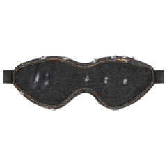 Джинсовая маска на глаза Roughend Denim Style, Цвет: черный, фото 