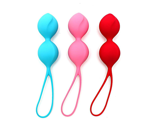 Набор из 3 двойных вагинальных шариков Satisfyer Balls, Цвет: разноцветный, фото 