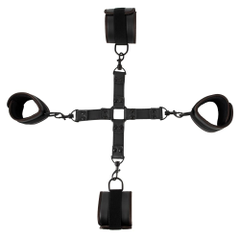 Черный набор крестовой фиксации Bondage Set, фото 
