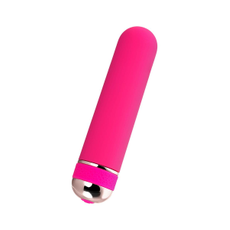 Розовый нереалистичный мини-вибратор Mastick Mini - 13 см., фото 