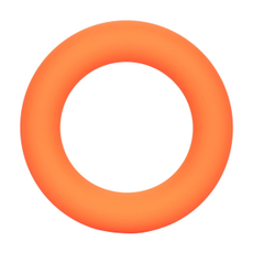 Эрекционное кольцо Link Up Ultra-Soft Verge, Цвет: оранжевый, фото 