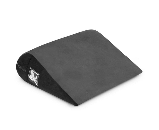 Малая замшевая подушка для любви Liberator Retail Jaz, Цвет: черный с серым, фото 