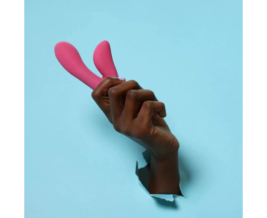 Розовый вибратор-кролик Je Joue Hera - 18 см., Длина: 18.00, Цвет: розовый, фото 