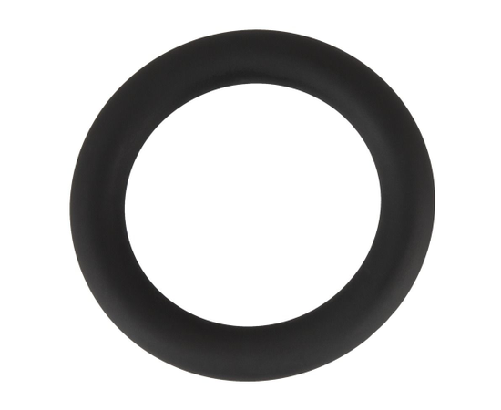 Черное эрекционное кольцо на пенис и мошонку, фото 