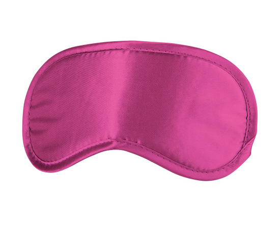 Розовая плотная маска для сна и любовных игр, фото 