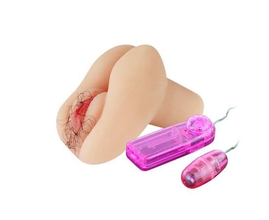 Мастурбатор вагина + анус с выносным пультом, фото 