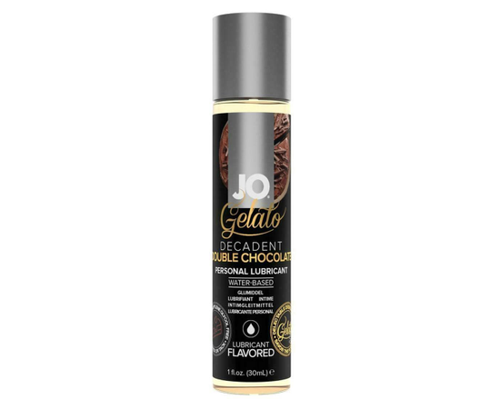 Лубрикант с ароматом шоколада JO GELATO DECADENT DOUBLE CHOCOLATE - 30 мл., фото 