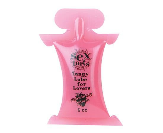 Вкусовой лубрикант с ароматом клубники Sex Tarts Lube - 6 мл., фото 