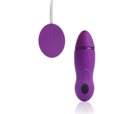 Фиолетовое виброяйцо Cosmo с пультом управления вибрацией, Цвет: фиолетовый, фото 