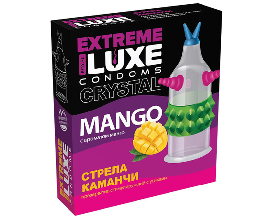 Стимулирующий презерватив "Стрела команчи" с ароматом ванили - 1 шт., фото 