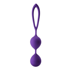 Фиолетовые вагинальные шарики Flirts Kegel Balls, фото 