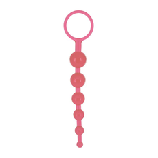 Анальная цепочка DRAGONZ TALE ANAL - 20 см., Цвет: розовый, фото 