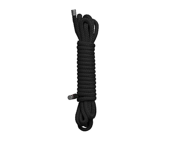 Черная веревка для бандажа Japanese rope - 10 м., фото 