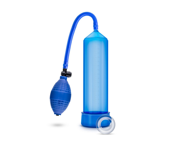 Синяя ручная вакуумная помпа Male Enhancement Pump, фото 